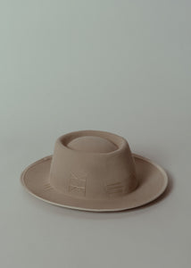 Swanepoel Alabaster Sueded Gaucho Hat