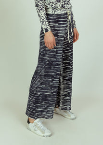 MJ Watson Navy Stripes Cotton Pant