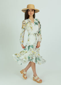 Nora Noh White Gardenia Dress