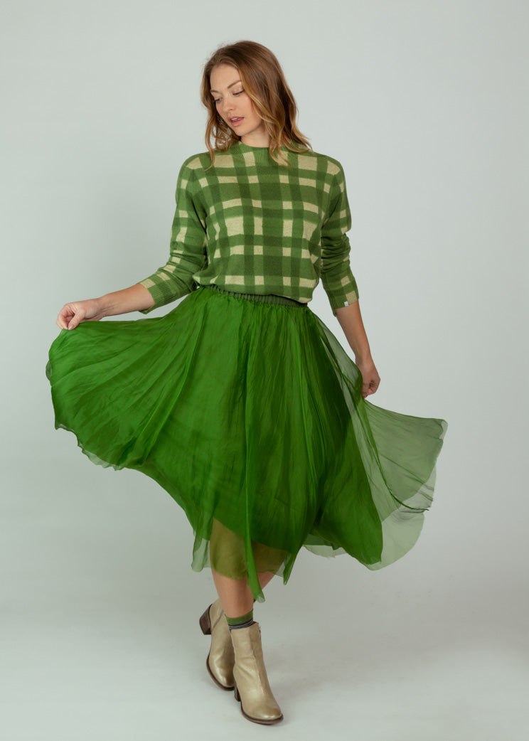 Louiza Babouryan Moss Organza Skirt – Baby & Company