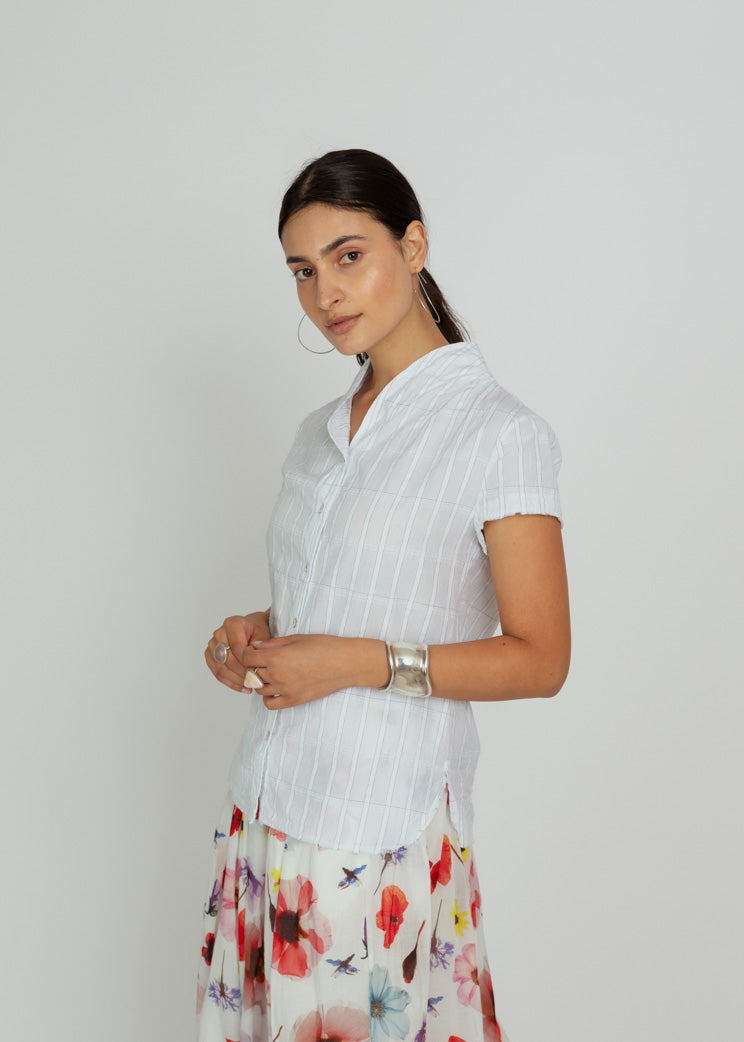 Hannoh White Voile Check Summer Shirt – Baby & Company