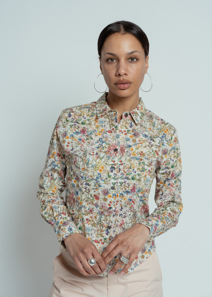 Mona Thalheimer Liberty Wild Flowers Edie Shirt – Baby & Company
