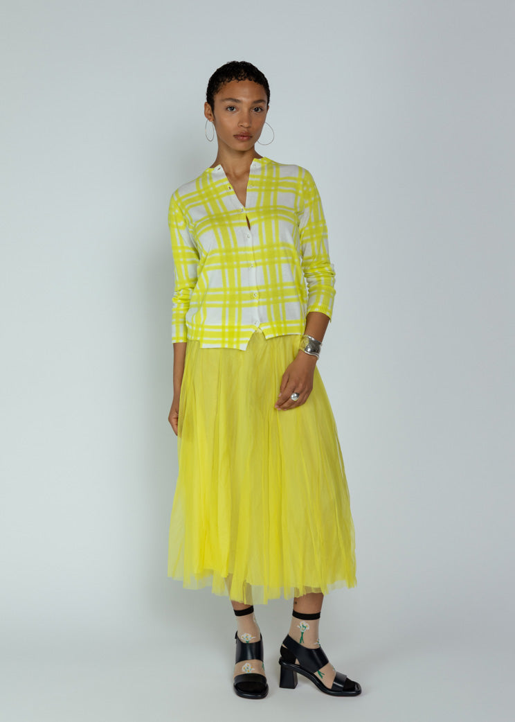 Louiza Babouryan Lemon Organza Skirt – Baby & Company
