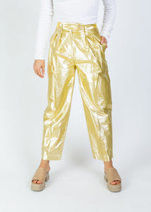 Tela Gold Lurex Trouser