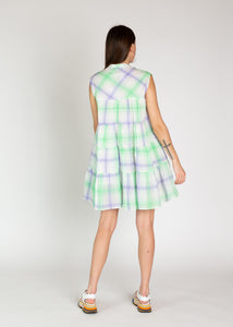 Mii Anais Green Short Dress