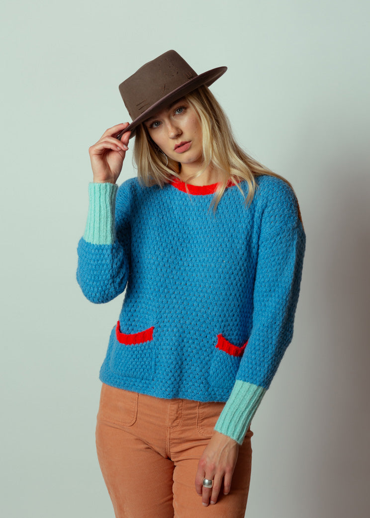 Dr. Bloom Barcelona Dr. Bloom Blue Conga Sweater
