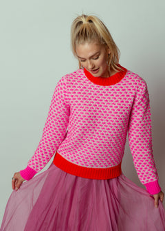 Dr. Bloom Pink Cancan Sweater