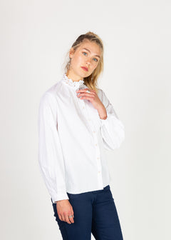 Hannoh Clareta White Cotton Shirt