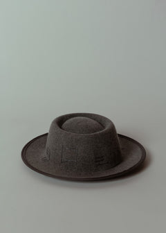 Swanepoel Grey Wool Gaucho Hat