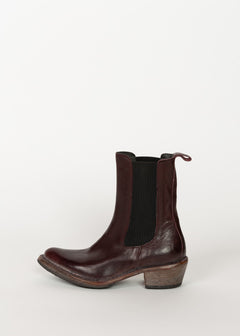 MOMA Bull Red Leather Boot
