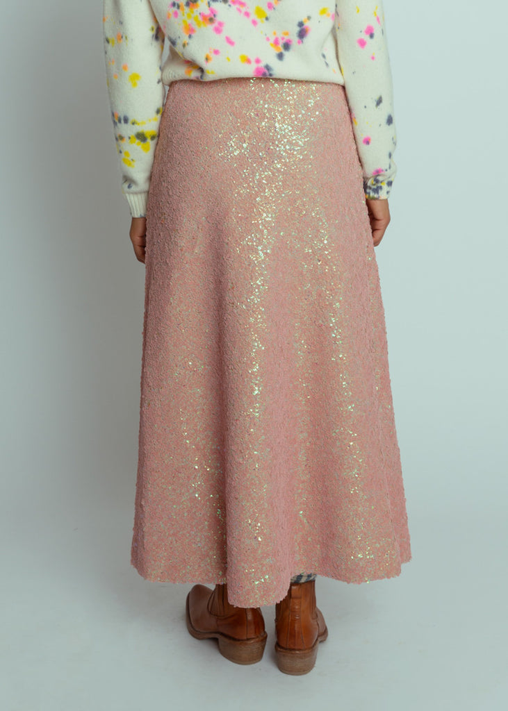 Odeeh Rose Terry Sequins Skirt