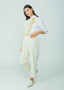 Aquarius Cocktail Cream Tuxedo Pant