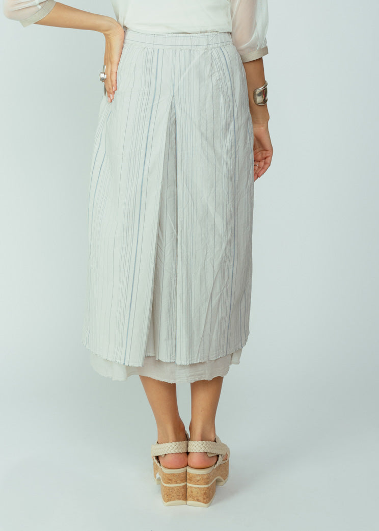 Hannoh Sand Stripe Junin Skirt