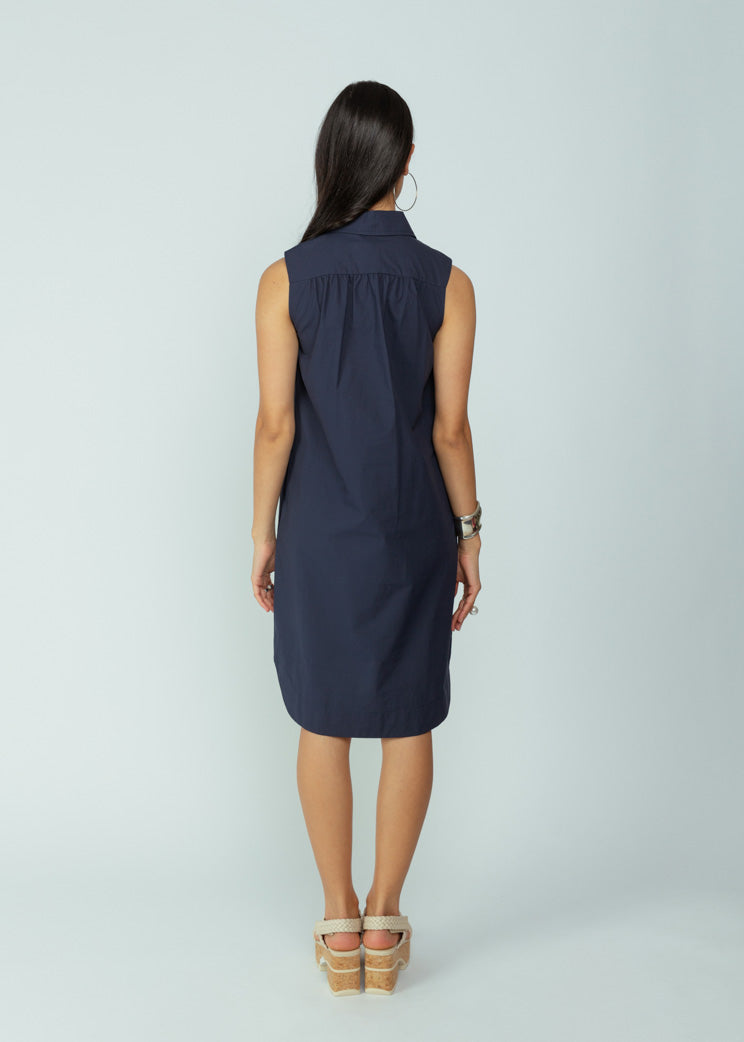 Odeeh Navy Cotton Dress