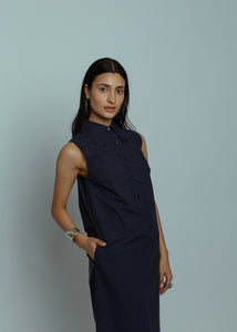 Odeeh Navy Cotton Dress