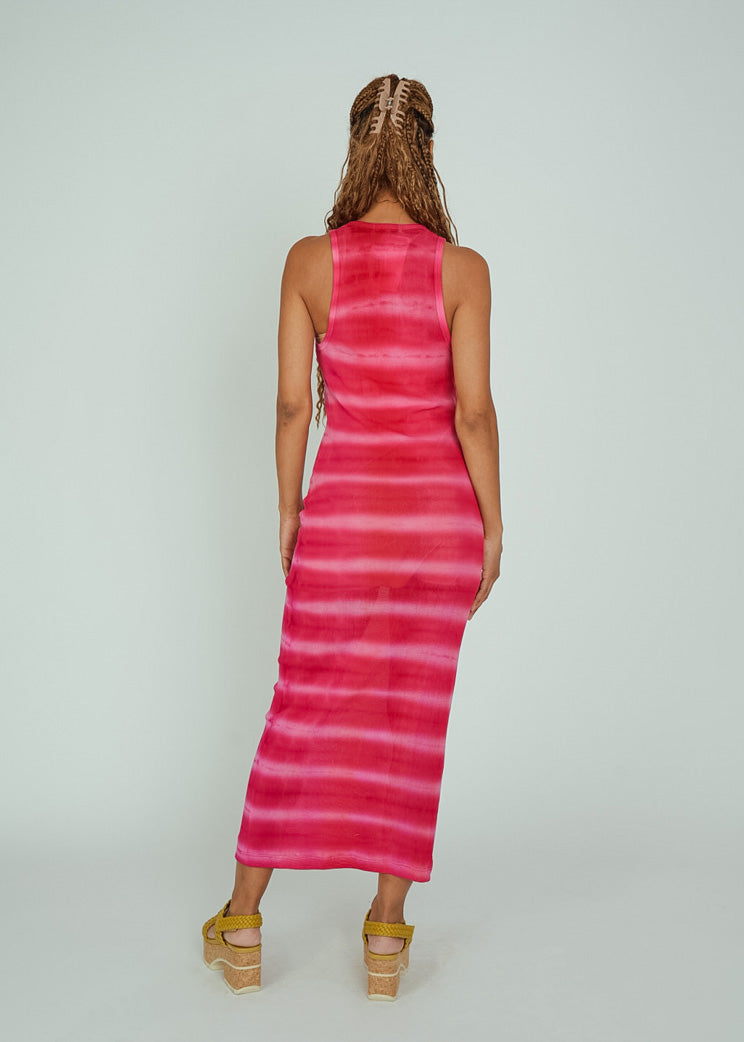 Cotton Citizen Fuchsia Rio Tie Dye Maxi Dress