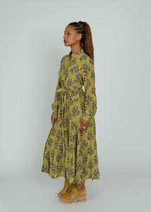 Odeeh Citrine Painted Blossoms Dress