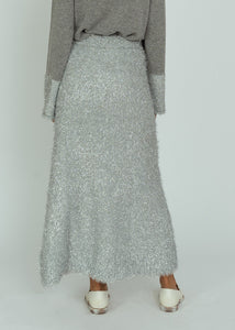 Allude Tinsel Sweater Knit Skirt