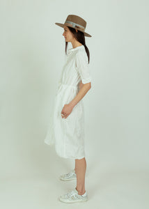 Pas De Calais White Natural Dye Dress