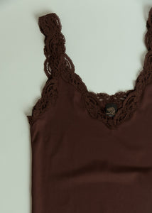 Only Hearts Caffeine Delicious with Lace V-Neck Tank – Baby & Company