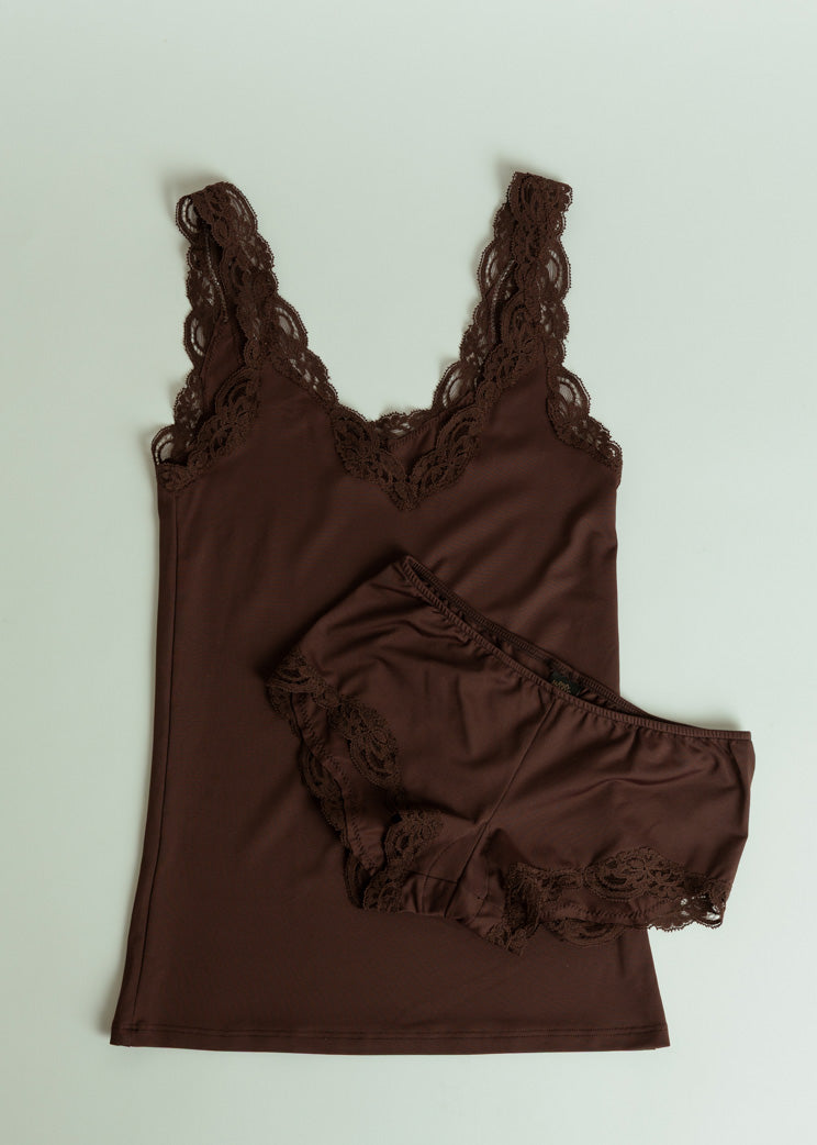 Only Hearts Caffeine Delicious With Lace Hipster