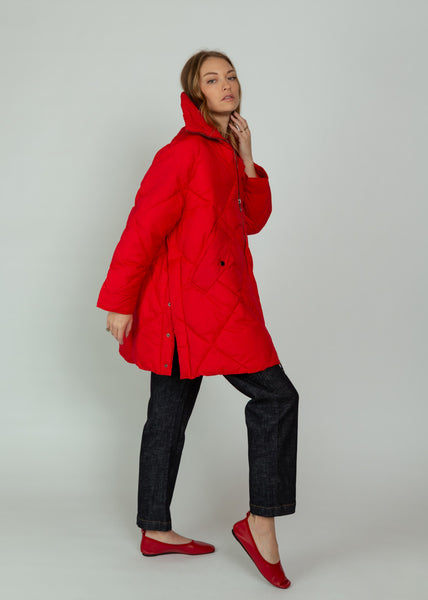 OOFWear Crimson Long Quilted Jacket – Baby & Company