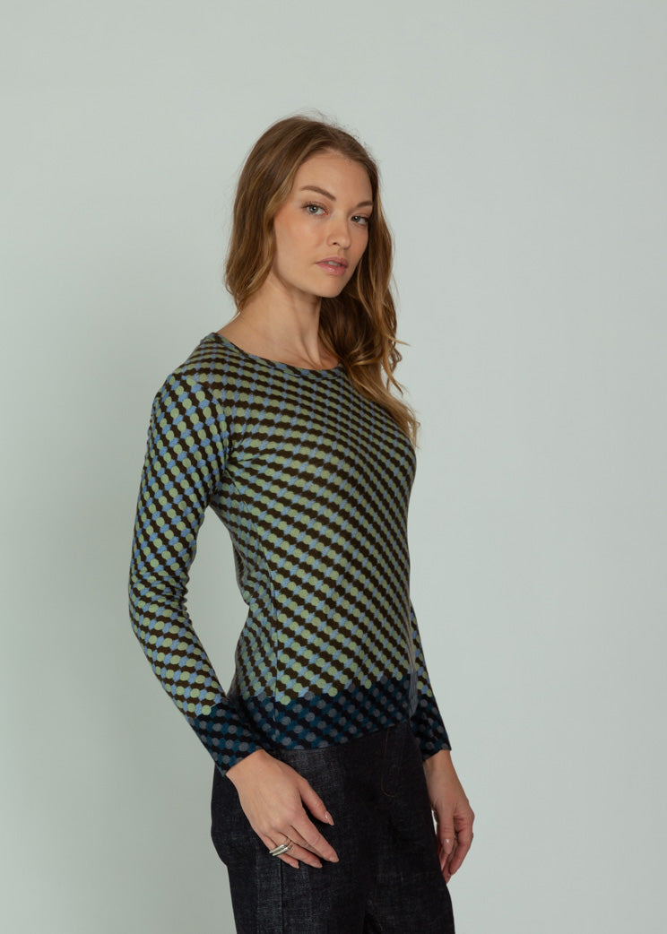 Epice Olive Graphic Wool T-Shirt