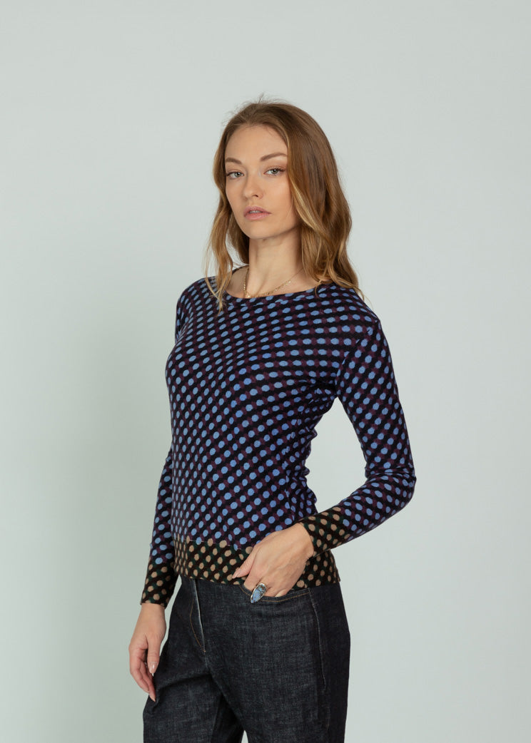 Epice Prune Graphic Wool T-Shirt