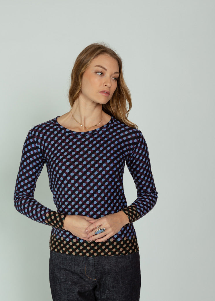 Epice Prune Graphic Wool T-Shirt