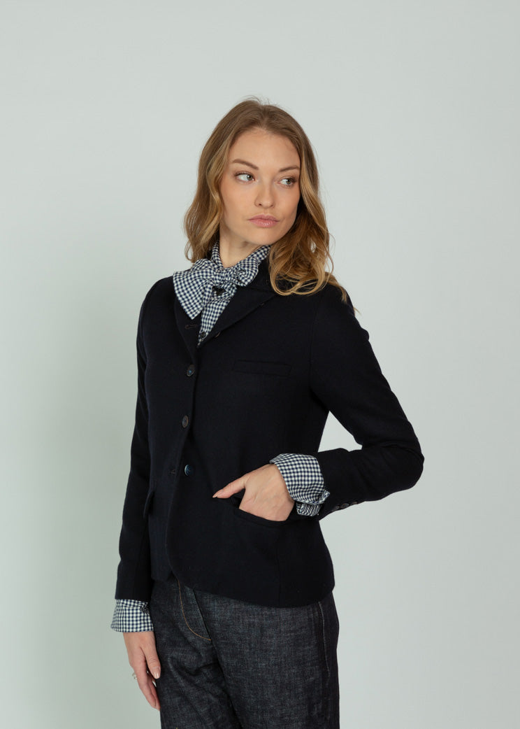 Mona Thalheimer Navy Marlene Blazer