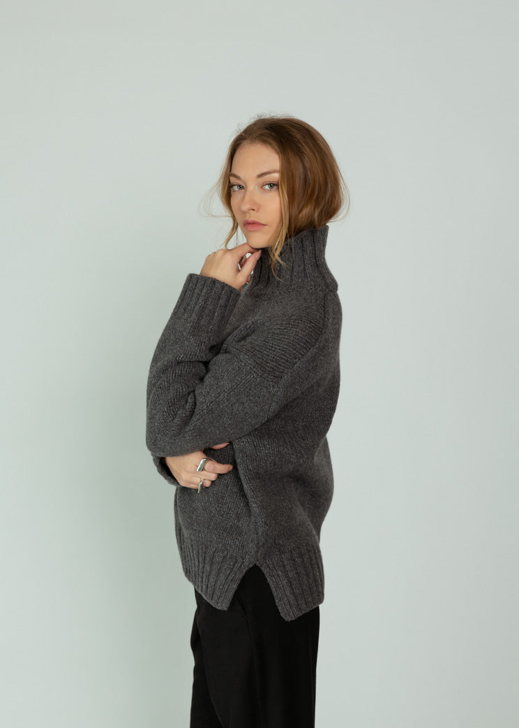 Closed Dark Grey Rolli Sweater