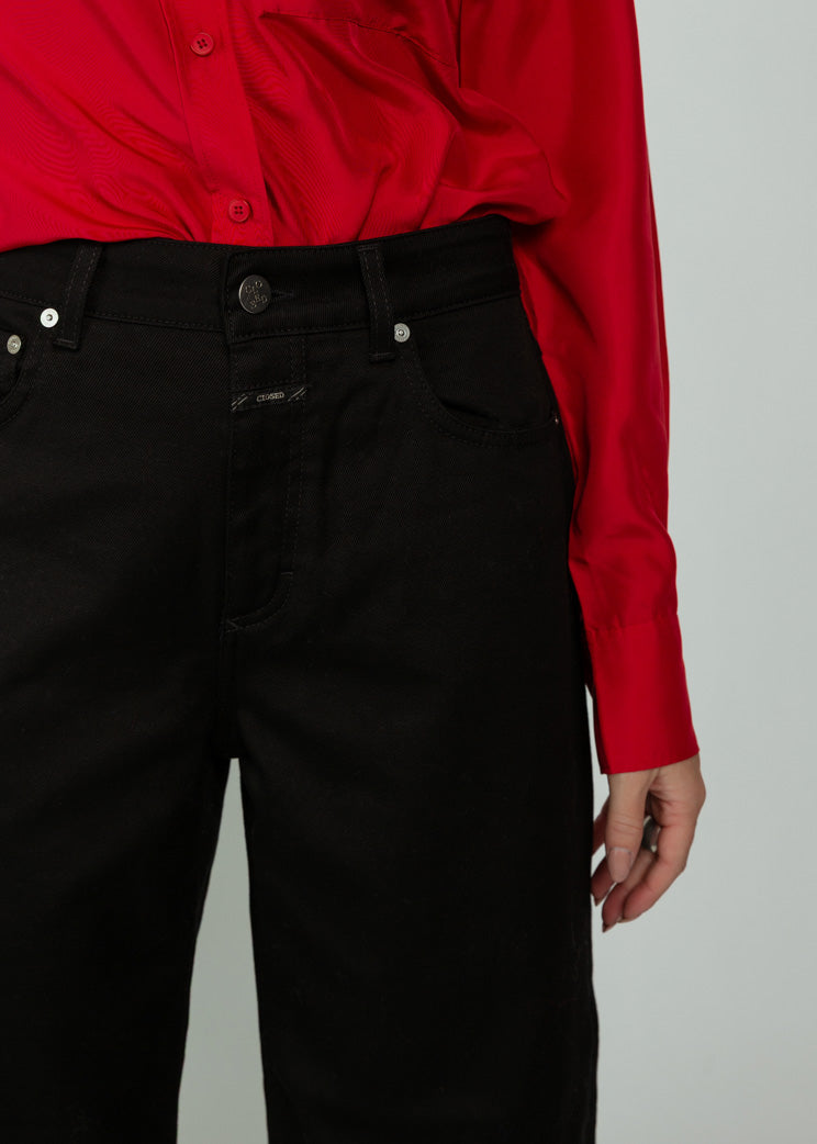 Closed Black Denim Jazzie Barrel Jean