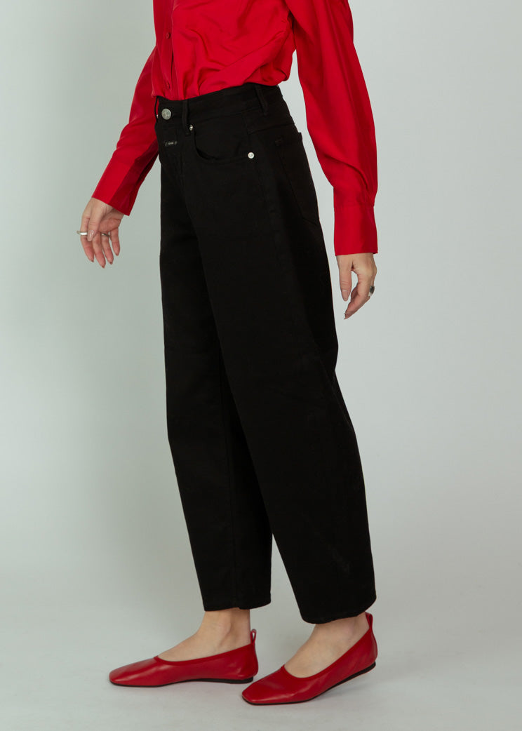Closed Black Denim Jazzie Barrel Jean