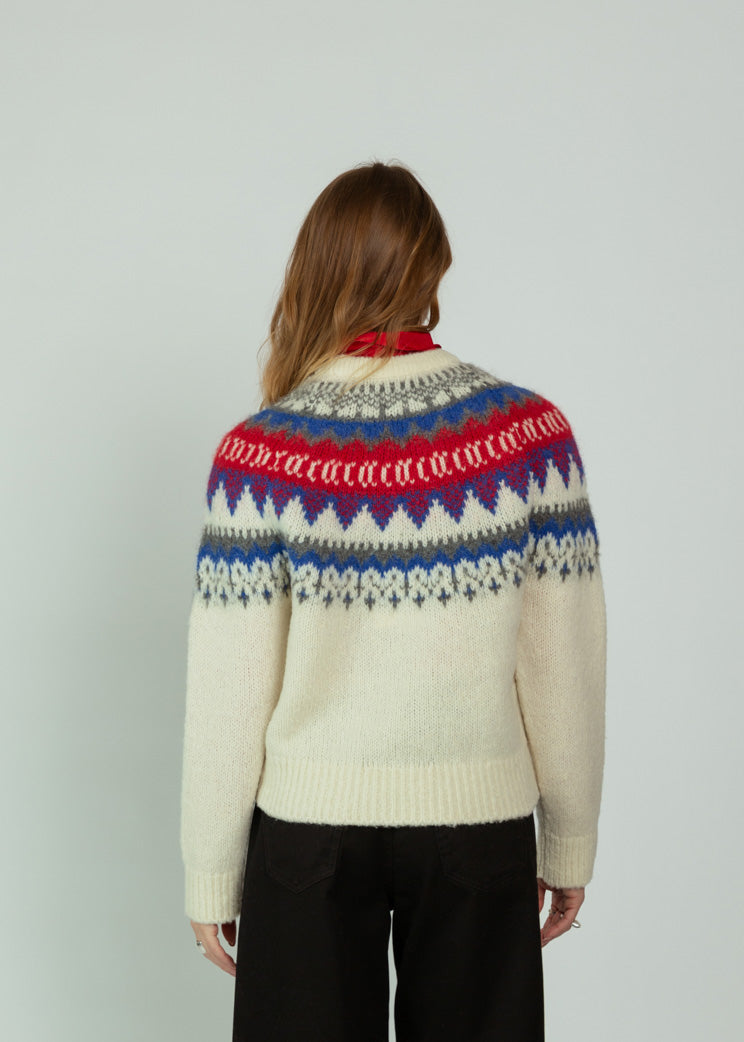 Closed Ivory Crew Neck Sweater