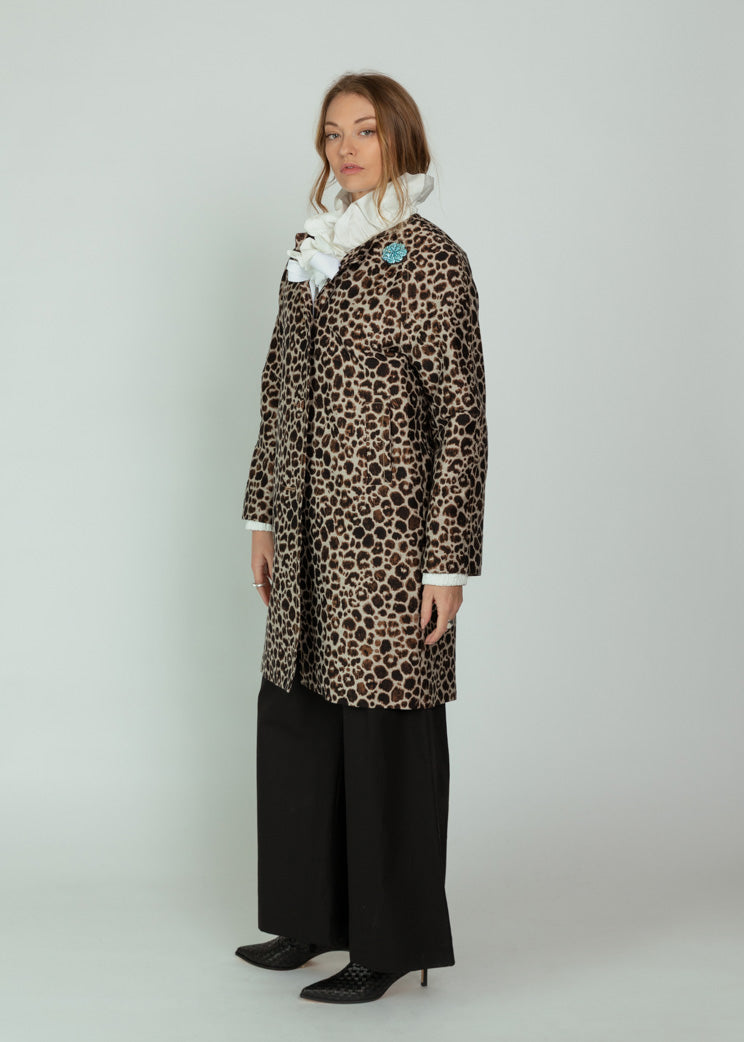 Odeeh Myrrh Snow Leopard Coat