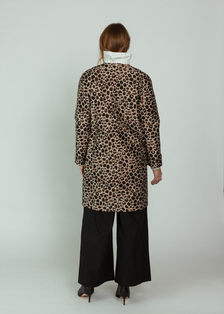 Odeeh Myrrh Snow Leopard Coat
