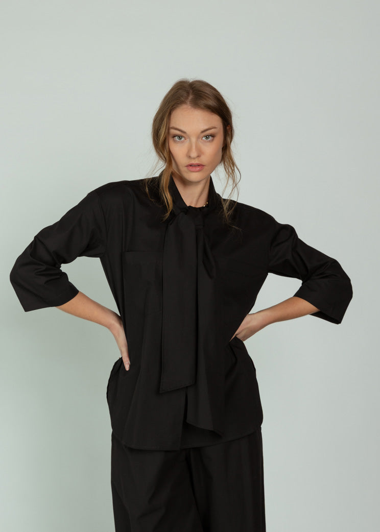 Aquarius Cocktail Black Dear Polly Blouse