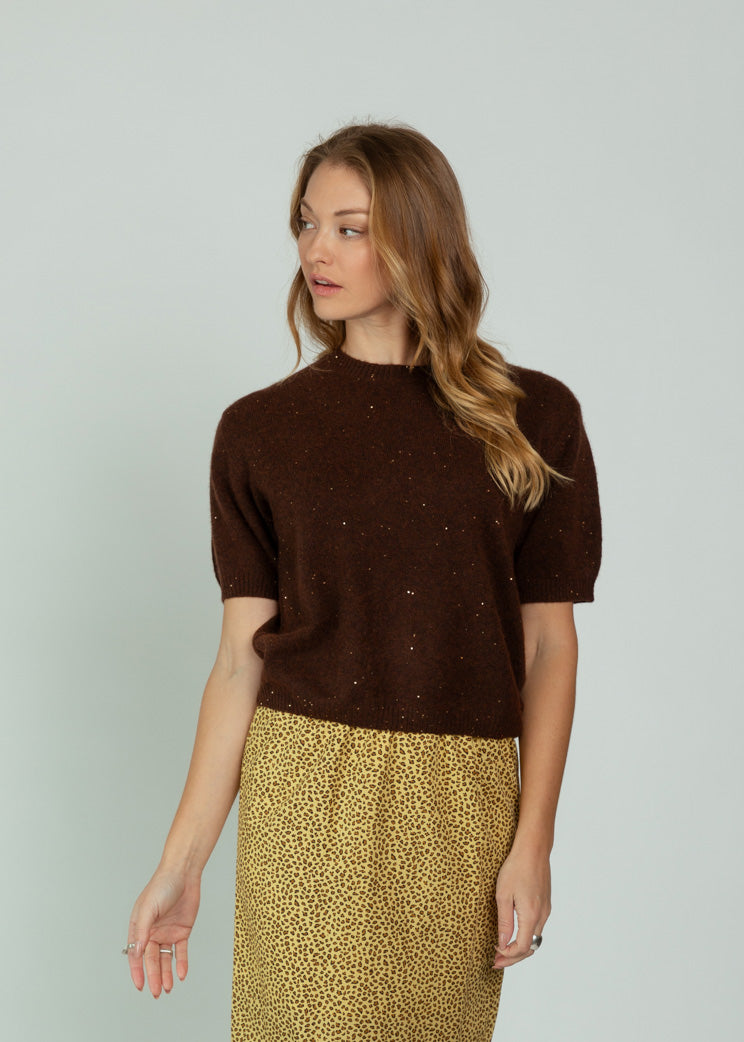 Allude Ebony Cashmere Silk Roundneck Sweater