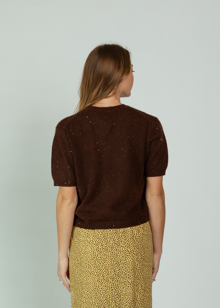 Allude Ebony Cashmere Silk Roundneck Sweater