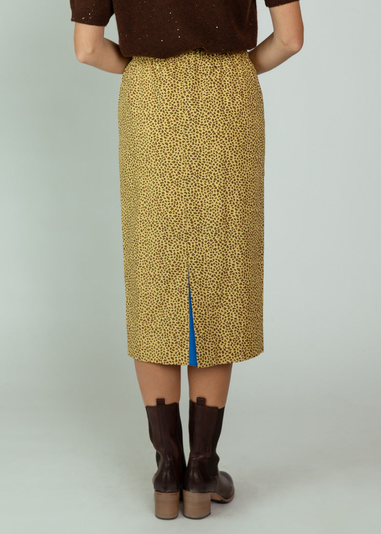 Aquarius Cocktail Gold Cheetah Le Pencil Skirt