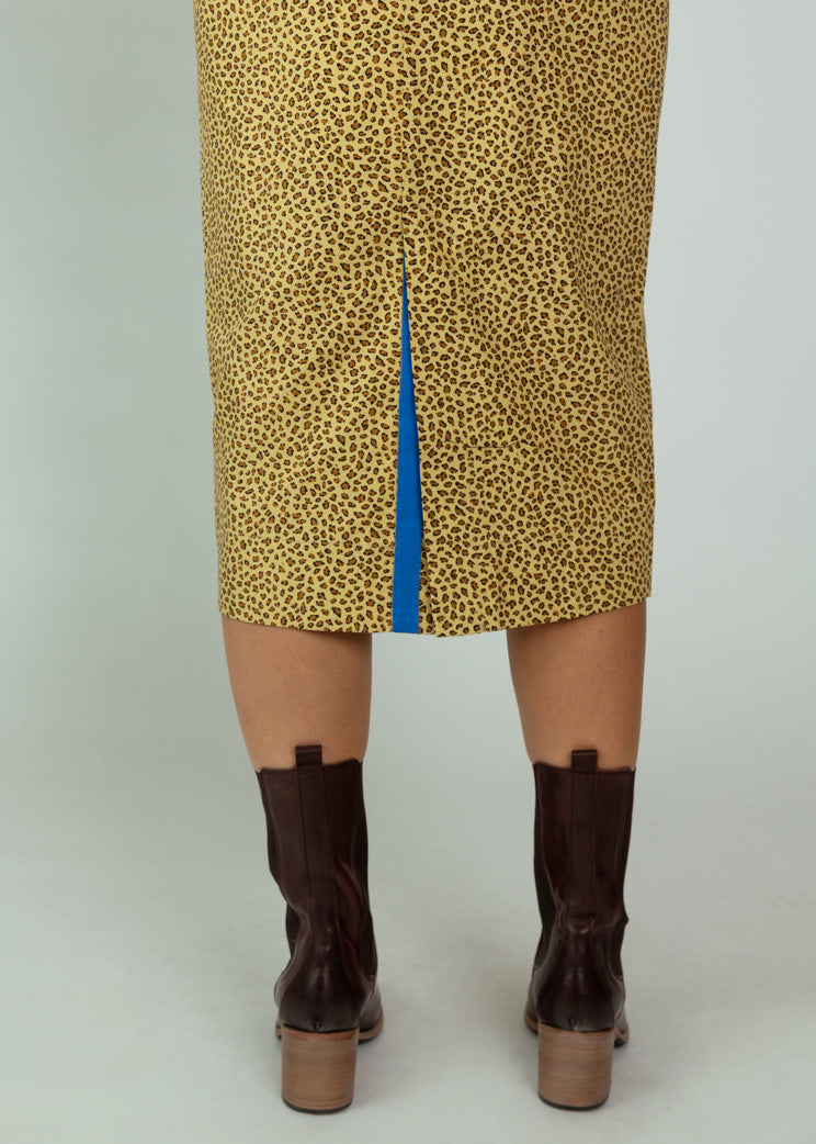 Aquarius Cocktail Gold Cheetah Le Pencil Skirt