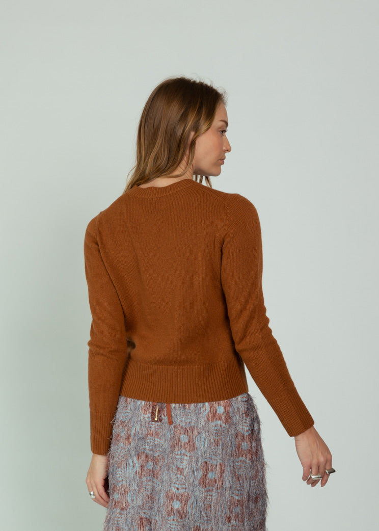 Allude Cinnamon Tea Cashmere Sweater