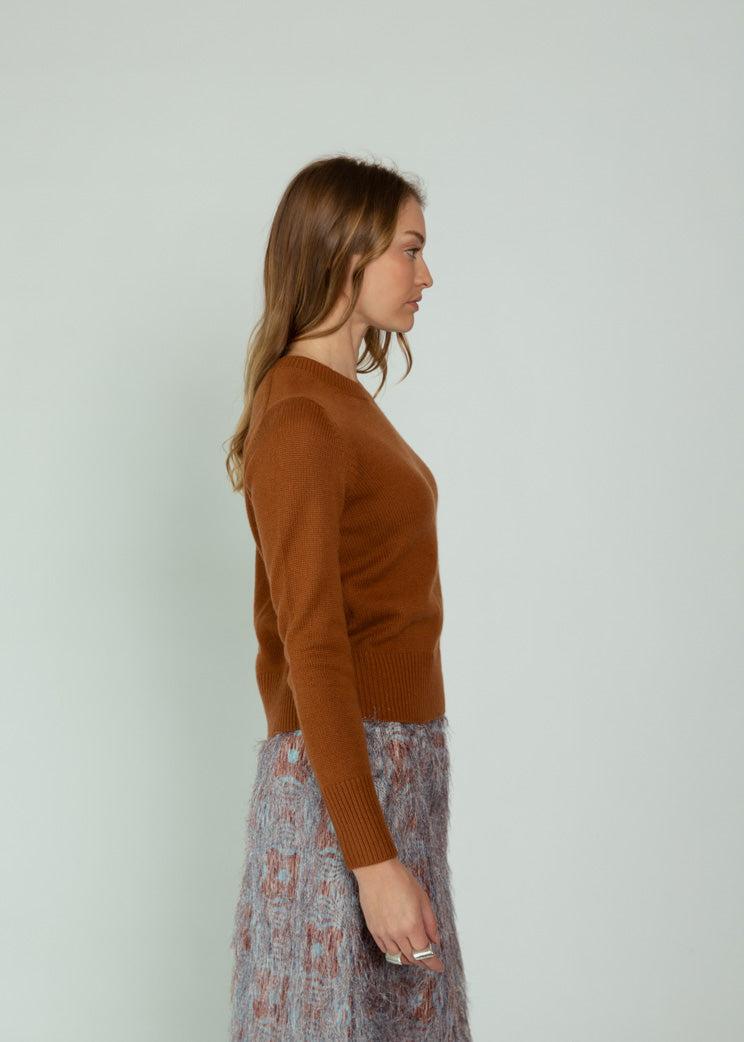 Allude Cinnamon Tea Cashmere Sweater