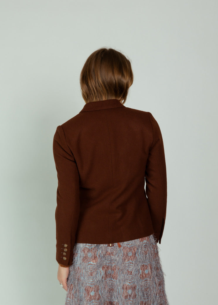 Mona Thalheimer Brown Marlene Blazer