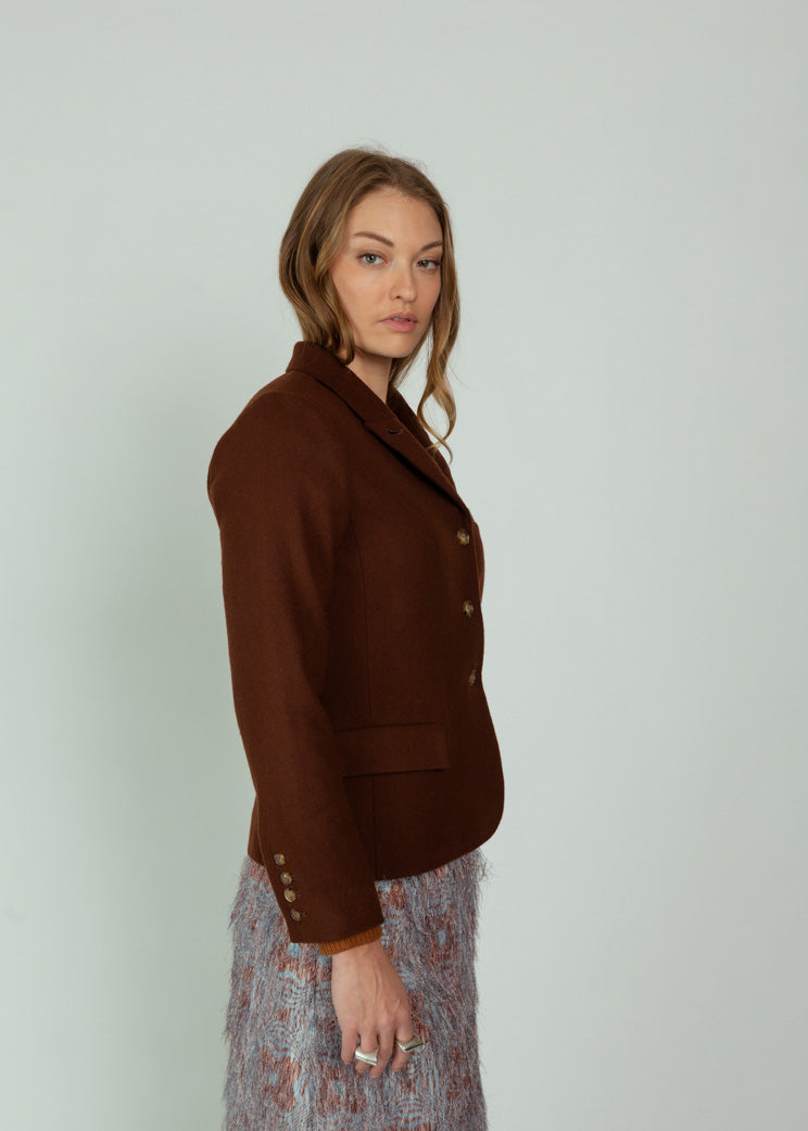 Mona Thalheimer Brown Marlene Blazer