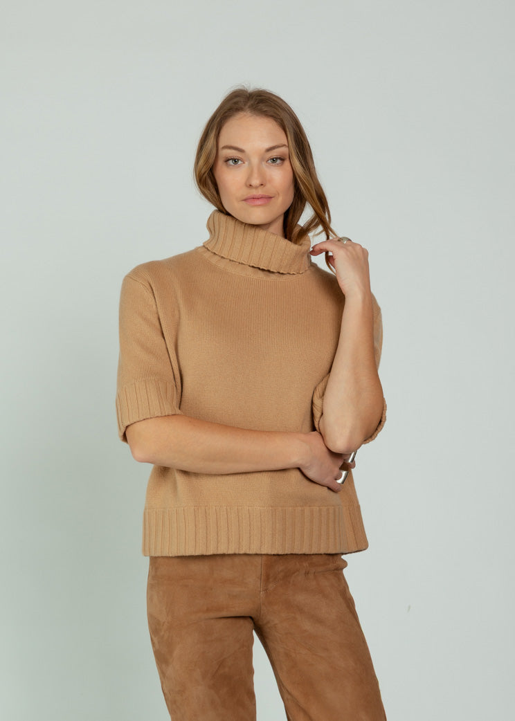 Arma Oak Cashmere Georgia Turtleneck Sweater