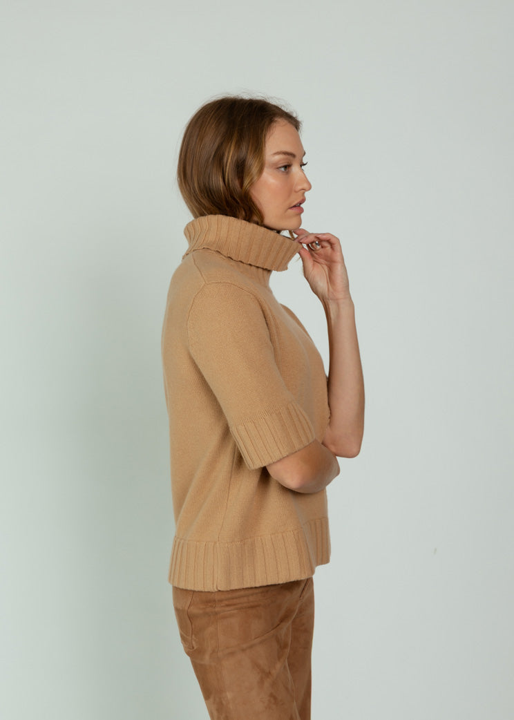 Arma Oak Cashmere Georgia Turtleneck Sweater