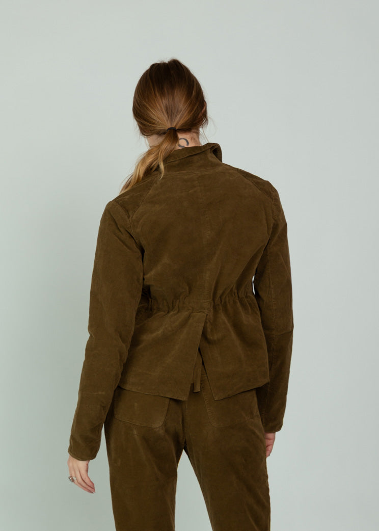 Hannoh Tobacco Velvet Vroni Jacket