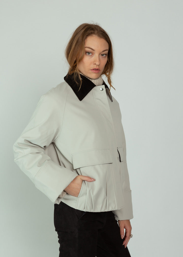 OOFWear Cream Short Utility Jacket