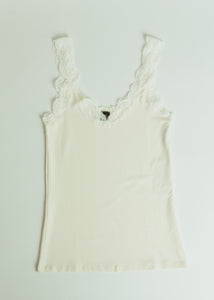Only Hearts Creme Delicious with Lace V-Neck Tank – Baby & Company